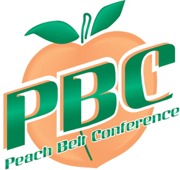 Peach Belt Conference logo. 